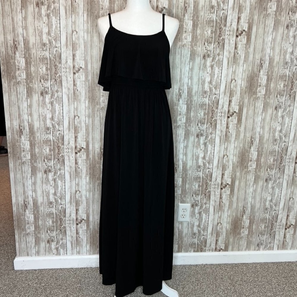 Women's Black Summer & Sage Maternity Maxi Dress size Small